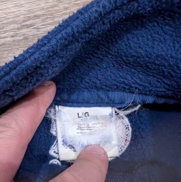 90s/00s Montreal Canadiens 1/4 Zip-up Fleece - Picture 4 of 5